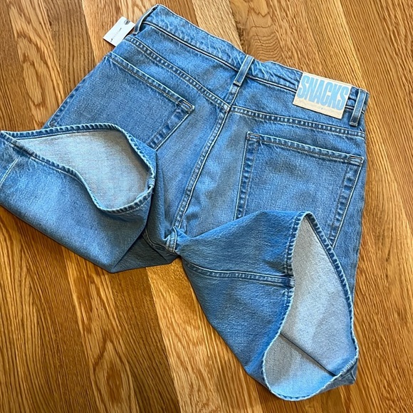 MOTHER Snacks High-Waist Push-Pop Shorts Size 28 NWT - Picture 11 of 12